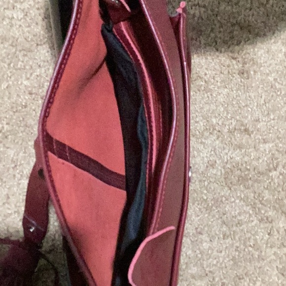 Colab NWOT Burgundy Leather shoulder Bag - see description - Picture 4 of 12
